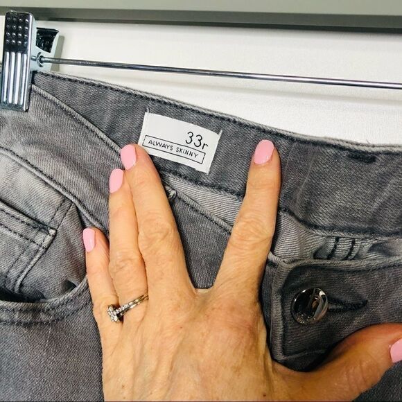 GAP Always Skinny Skimmer Jeans Stormy Gray - Picture 3 of 10